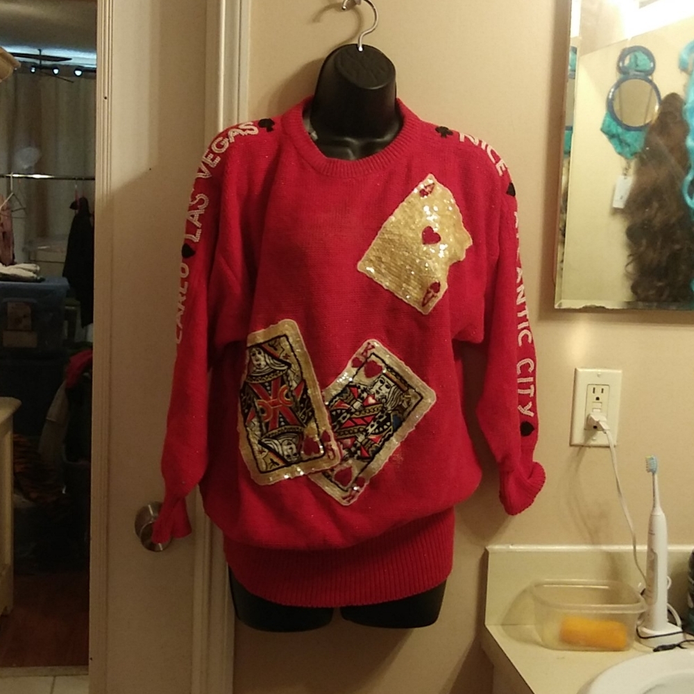 Vintage Casino sweater Circa 1988